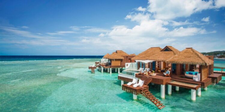 Sandals caribbean island resorts royal resort luxury overwater antigua honeymoon montego bay bungalows water over beaches inclusive vacation protection insurance